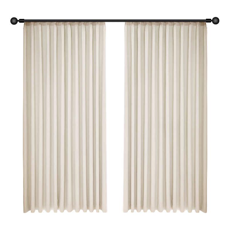 双面同色雪尼尔窗帘遮光2025新款卧室高级感客厅绍兴柯桥厂家直销