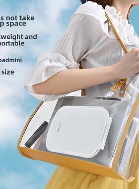 绿色巨人便携式化妆镜Led照明阳光镜便携式折叠便携式存储美容镜