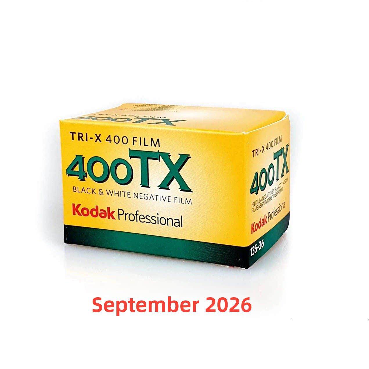 135Trix400柯达黑白柯达负片400Tx胶片36张2027年4月