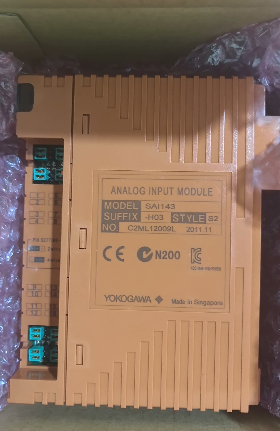 横河YOKOGAWA模拟量输入模块SAI143-H03