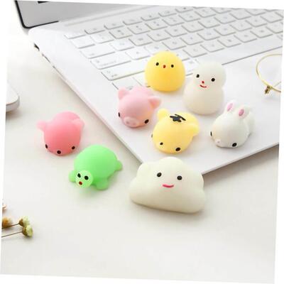 10Pcs/set Mochi cute pop it animal pinch fidget toys adult