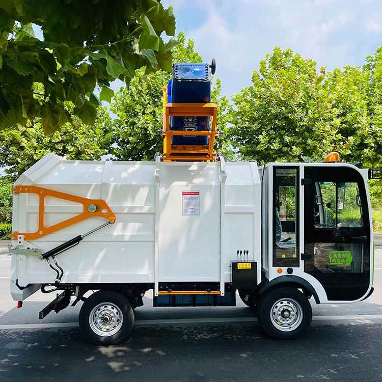 新能源生活垃圾收集运输车厂家直发小型自卸垃圾车电动四轮环卫车