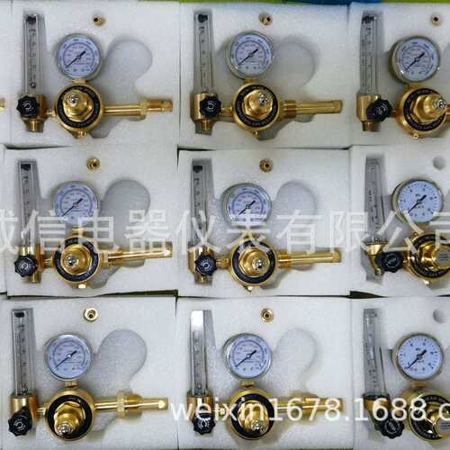 出口型加长杆外螺纹威信全铜WX-55T氩气减压器、AR氩气表