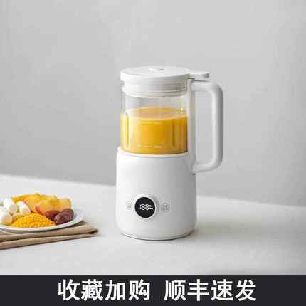 德国迷你多功能豆浆机无渣免过滤小型破壁机家用全自动静音新款