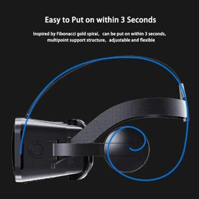 VR Glasses Virtual Reality 3D Headset Smart Phone Helmet Gog