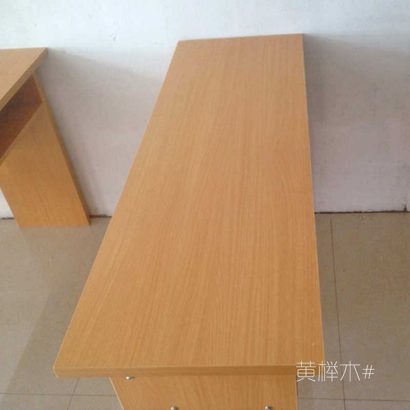 简易课桌抽屉长条双层实木辅导班带中小学生培训 课堂课桌椅培训