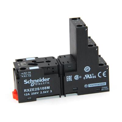 施耐德继电器底座Rxze2S108M Rxze2S111M Rxze2S114M 8英尺11英尺