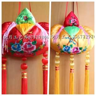 庆阳香包双面刺绣大荷包大挂件特色民俗手工艺品吉祥挂件饰品特价