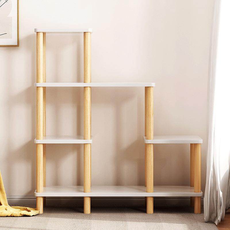 书架厅收纳置物架落地书柜家用示WXX卧室阳台架花房客间展架储物