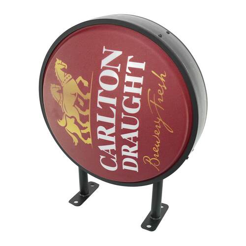 亮高户防水双面侧挂圆形外塑发光灯箱广告门头吸招牌亚克力FF2460