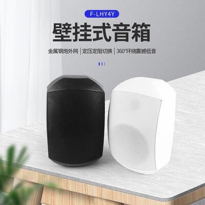 新款F-LHY4Y户外音箱壁挂式防水音箱学校广场广播体操音响