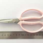 台湾立钊剪刀6501 70不锈钢420J2尖头办公剪手作剪绒花打尖拼狄瑄