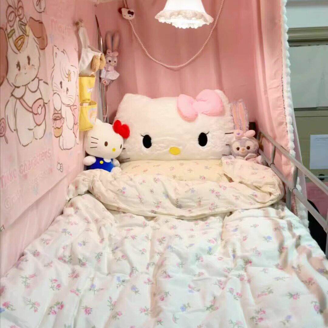 凯蒂猫宿舍床头枕头软袋大靠背学生单人床靠垫可爱的床枕头