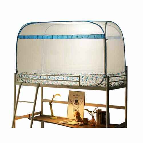 学生宿舍蚊帐蒙古包1米/1.2米上下铺儿童上下床子母床防摔免安装,床上用品,蚊帐,淘宝优惠券,粉丝福利购,淘宝优惠卷