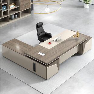 大气裁老板办合公桌椅组简约现代总室家具单人理主管桌经子大班台