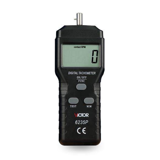 胜利接触式转速表 VC6235P测速表 测速仪 转数表 接触线速表图片
