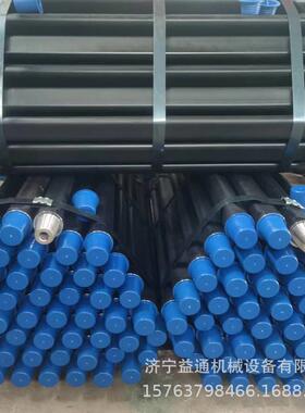 三棱螺旋刻槽钻杆73x1m锥丝地质勘探钎杆35mm切缝圆钻杆63三角钻