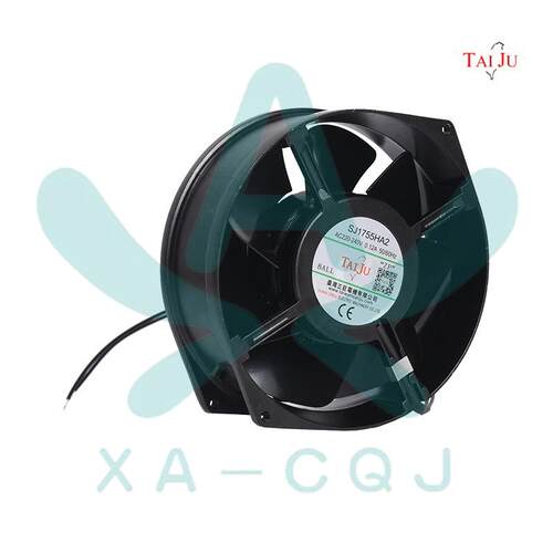 台巨SJ1755HA2  220V 0.18A滚珠引线 金属框塑料叶耐温散热风扇