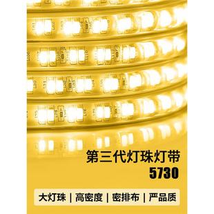 TRIAC江顶浙沪ed灯带户外A 037防水l灯家用客厅吊条工程亮化三色