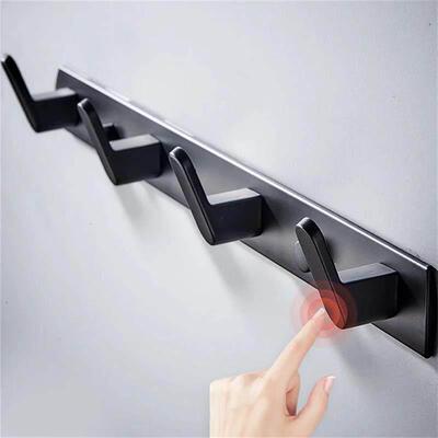 Bathroom Clothes Hanger Wall Hook Towel Hook Coat Rack Hall