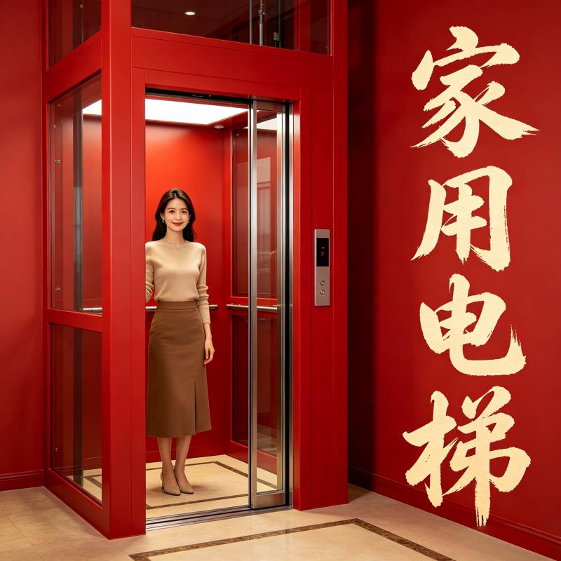 家用电梯别墅电梯二三四五六七层曳引液压自建房小型观光电梯