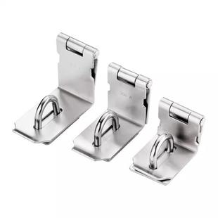 304不锈钢门扣明装插销门栓90度直角门搭锁扣门扣门窗加厚锁扣