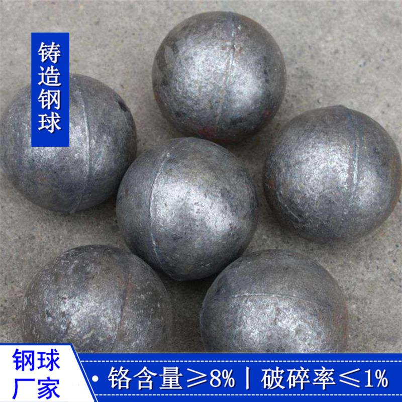 高铬合金铸球电厂研磨煤粉用多合金铸造钢球高硬度耐磨铸球
