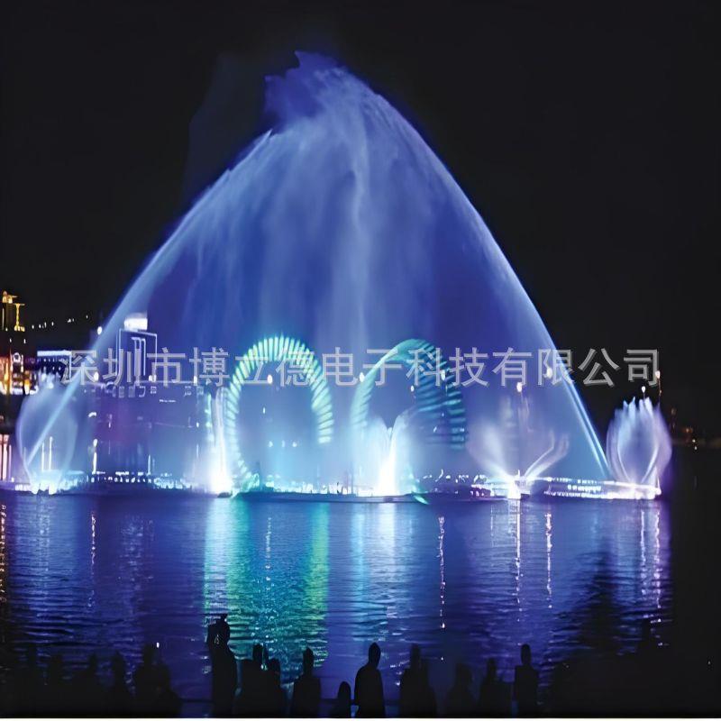 厂家直销新型大型水幕电影喷泉全套设备激光投影灯光水舞音乐喷泉