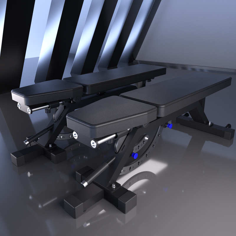 多功能商用哑铃凳卧推凳可调节健身椅健身器材家用仰卧起坐飞鸟凳