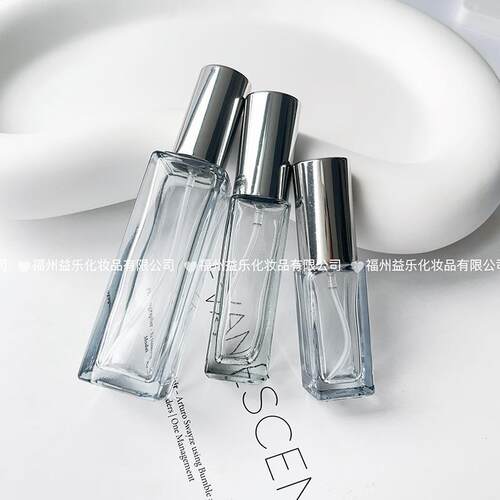 Portable perfume decant bottles, 5ml and 10ml glass spray bo