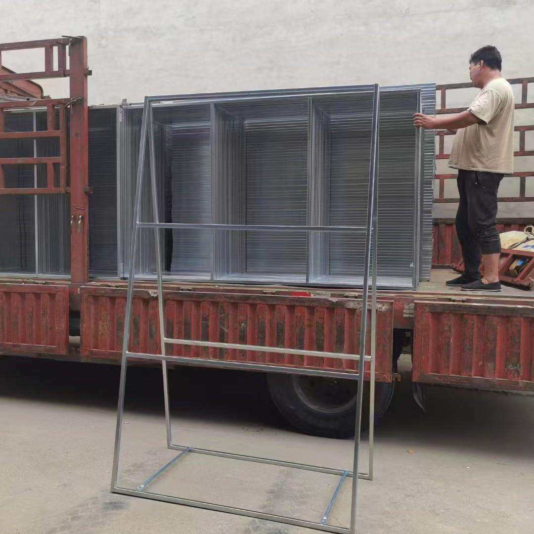 A字广告展架立式双面户外宣传栏马拉松折叠展示架赛场便携式围栏