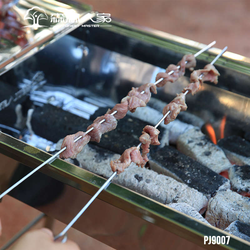 森林人家户外烧烤碳机制竹炭bbq无烟碳易燃炭烧烤木炭果木烧烤炭