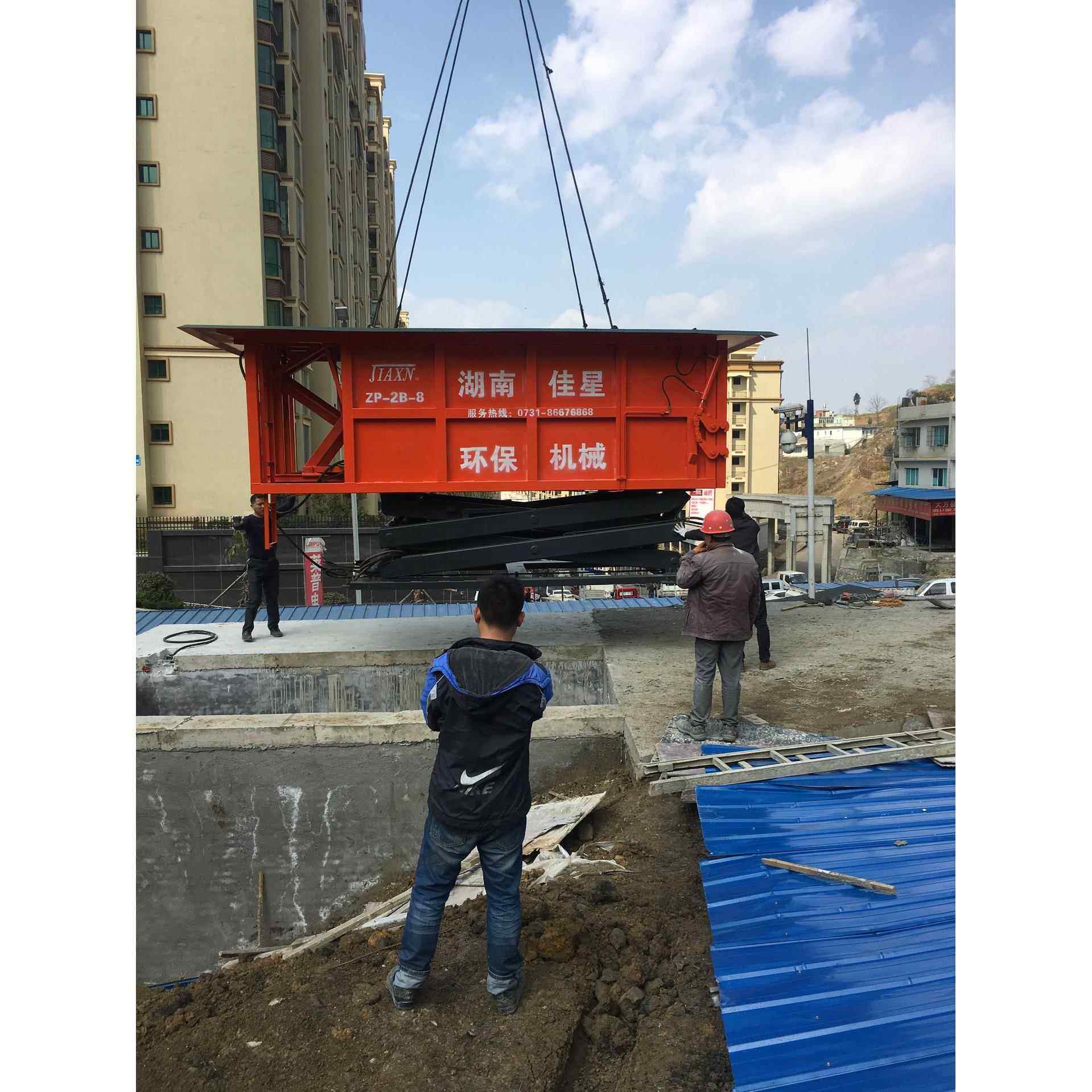 地埋式垃圾站厂家自动升降式垃圾压缩站小区垃圾中转站