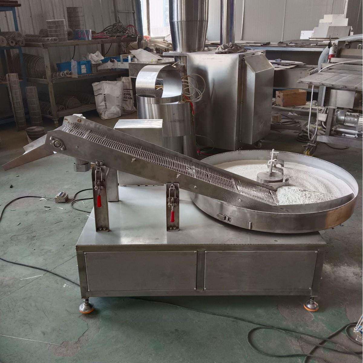 大型商用全自动海泥鳅滚筒式上粉大型小酥蛙糖糕肉全套加工设备