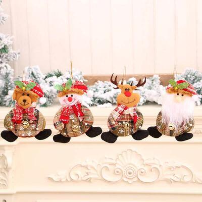 Little Christmas bells, little pendants, little fabric铃铛