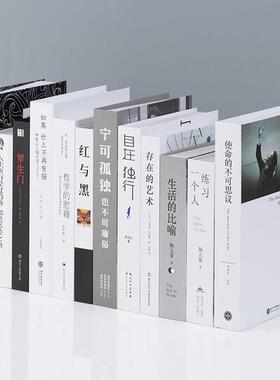 新中式文艺彷真书简约现代假书摆件装饰品道具书籍模型样板间摆设