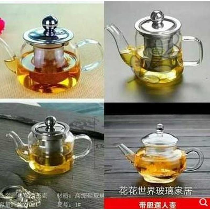 耐热单人迷你玻璃小茶壶功夫茶具套组透明家用小号带过滤网泡茶器