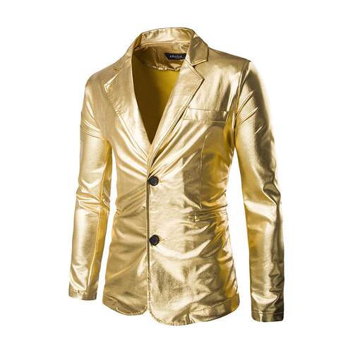 Bright performance outfit, cool jacket, men's single row