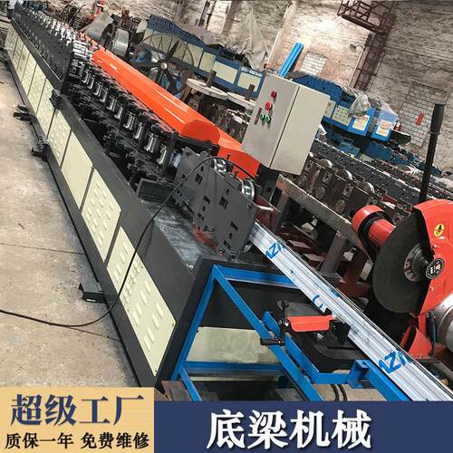不锈钢方管底梁卷闸机厂家供应卷帘门方管底梁生产设备出口老挝