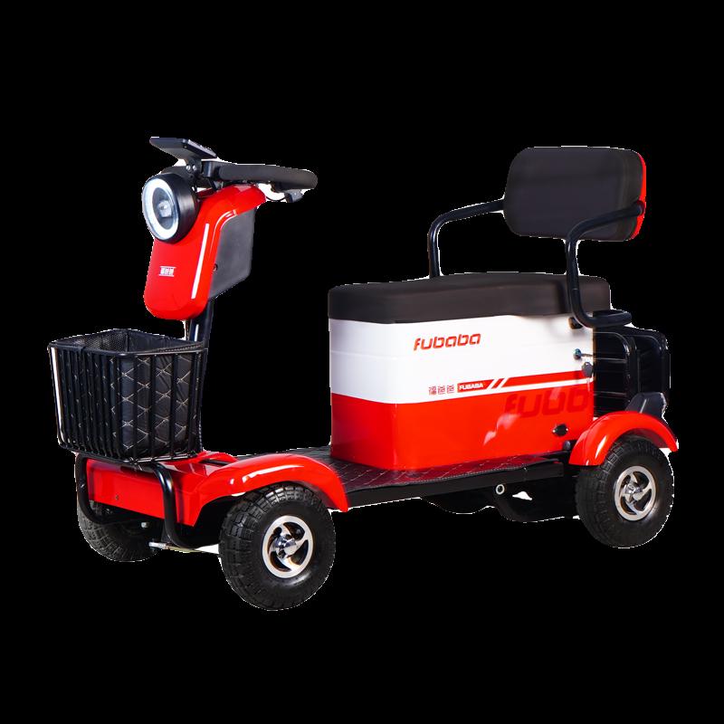 小巴士老人代步车四轮电动老年助力车残疾人家用可双人电瓶车