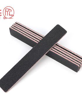 美甲工具 红心黑色方形双面指甲锉打磨指甲锉条 eav打磨锉条定制