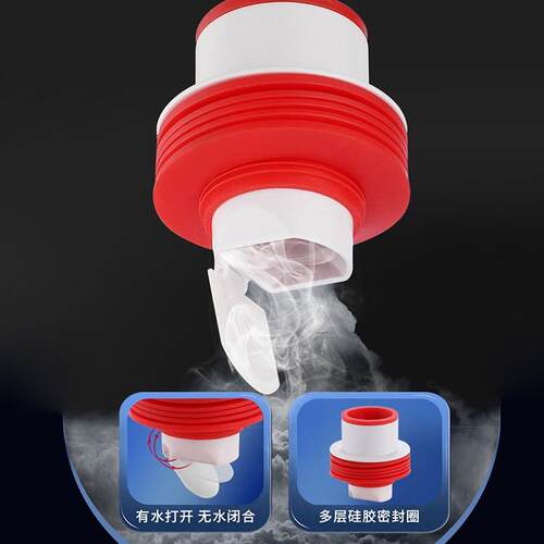 新款直销管道防返臭神器密封塞厨房洗菜盆排水管洗衣机洗手脸盆堵
