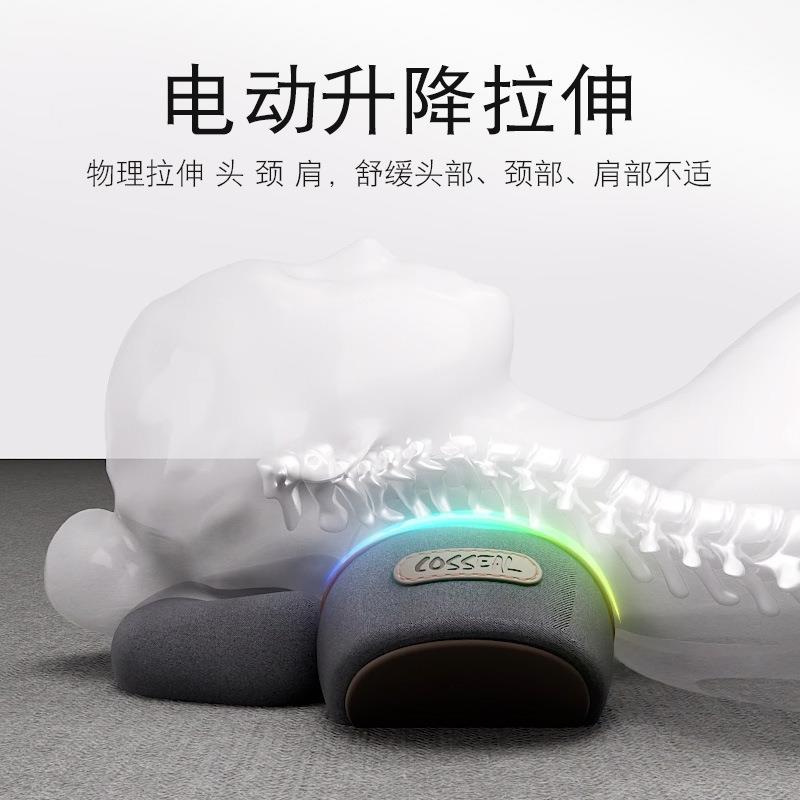 颈椎枕头护劲椎睡觉专用按摩脊椎非牵引加热敷修护圆柱护颈枕