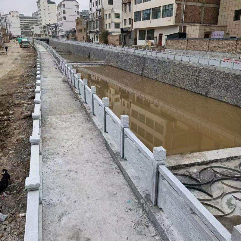 石雕栏板河道栏杆护栏大理石欧式罗马柱花岗岩狮驼别墅楼梯护栏板
