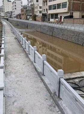 石雕栏板河道栏杆护栏大理石欧式罗马柱花岗岩狮驼别墅楼梯护栏板