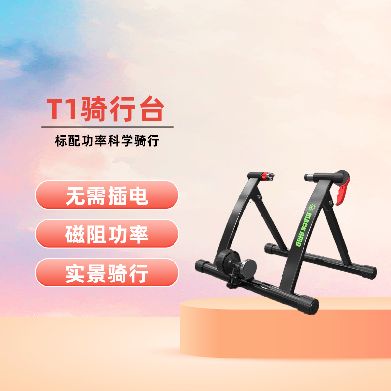 黑鸟Blackbird公路山地自行车室内骑行台实景磁阻功率健身训练台