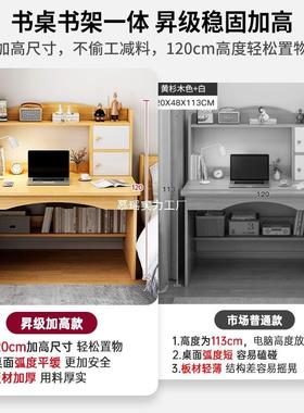 电脑桌台式用DEF出租易房卧室字简学生书桌小户型桌椅组家合办公