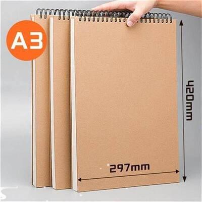 24sketch book dedicated A3 hardcover sketchbook素描本 硬皮