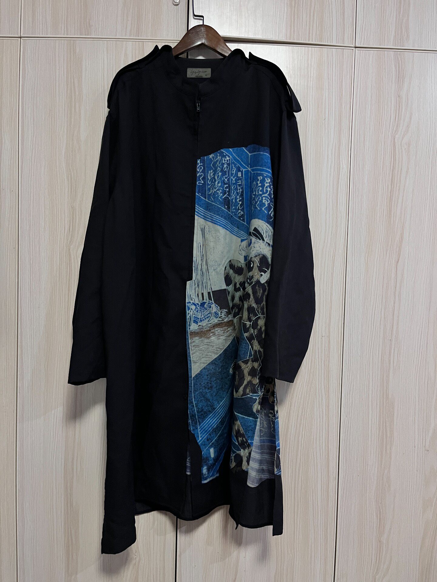 Yohji Yamamoto 19ss Ukiyo-e Print Coat