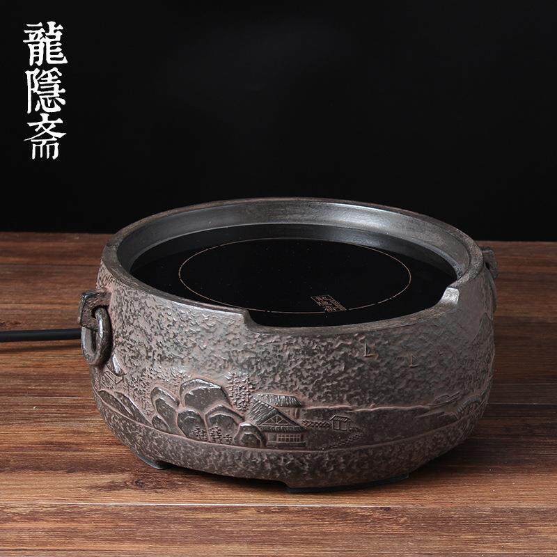 台湾龙隐斋电陶炉茶炉家用静音小型煮茶炉铁壶电陶炉家用茶炉